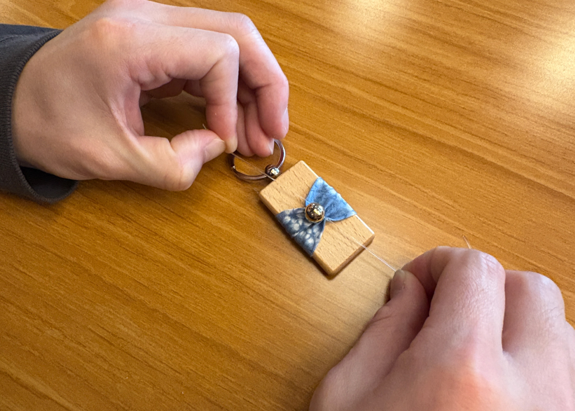 彩りキーホルダー製作体験のイメージ
